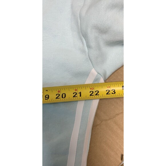 Adidas 2000‎ Luxe Slouchy Crew Sweatshirt  Sweater Women's Size Medium Halo Mint - Picture 3 of 6